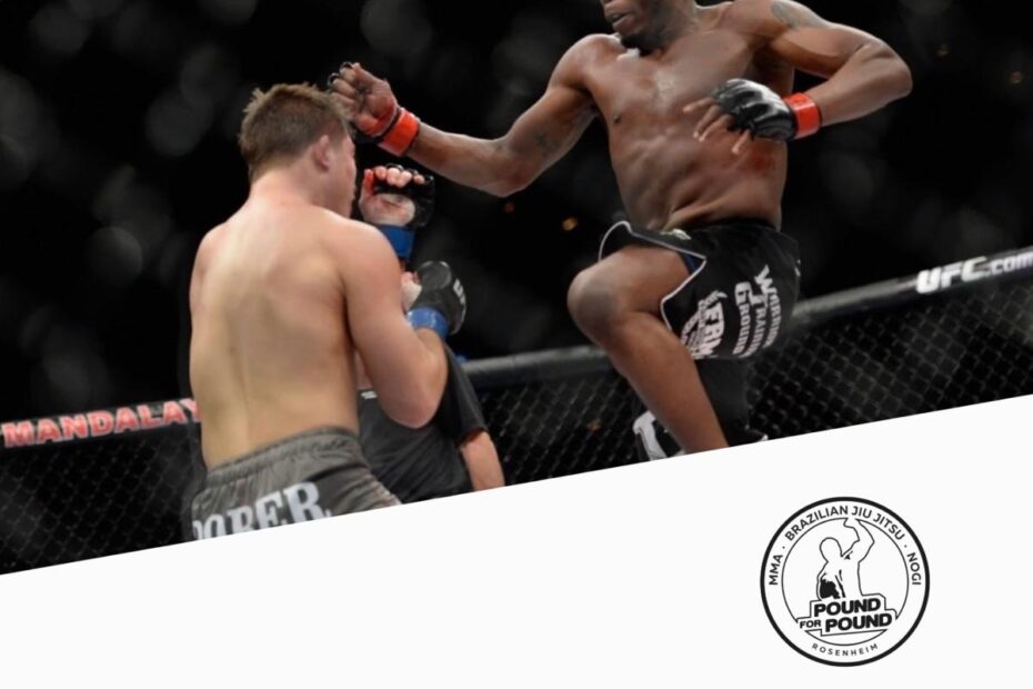 Eventgrafik zum Sean Spencer MMA Seminar bei Pound for Pound Rosenheim am 24. März 2026 mit Ex-UFC-Profi und Kampfszene im Oktagon